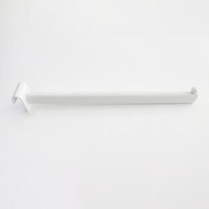 Hanging Hooks White Chrome Metal Display Hook Oval Tube