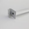 Hanging Hooks White Chrome Metal Display Hook Oval Tube