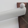 Hanging Hooks White Chrome Metal Display Hook Oval Tube
