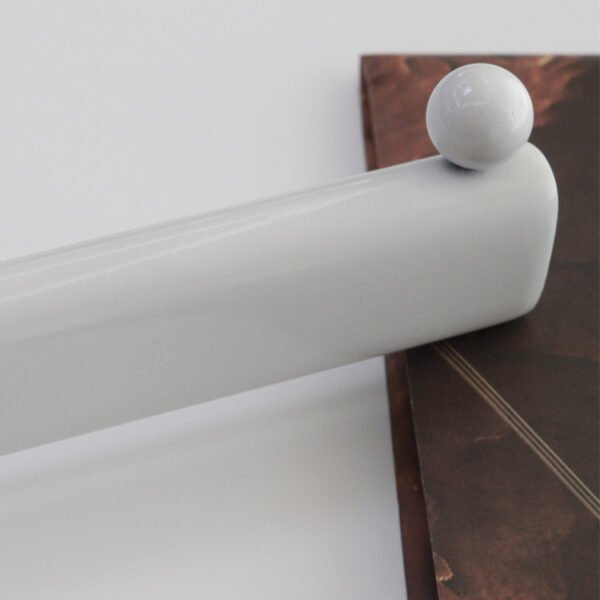 Hanging Hooks White Chrome Metal Display Hook Oval Tube