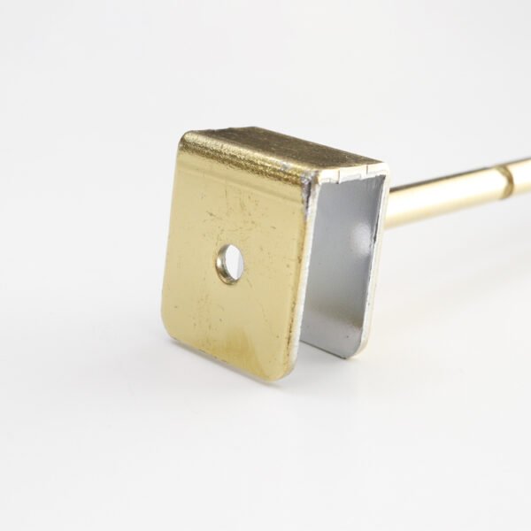 Metal Gold Display Hook Supermarket Display Oval Tube Hook