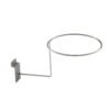 Metal Chrome Hat Display Rack for Slatwall