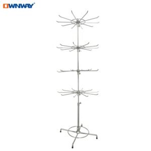On Sale Metal Chrome 5 Layers DVD Display Rack