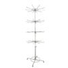 On Sale Metal Chrome 5 Layers DVD Display Rack
