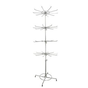 On Sale Metal Chrome 5 Layers DVD Display Rack