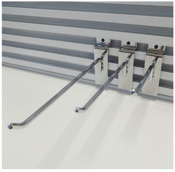300mm Slatwall Display Hook-Chrome Slat Wall Display