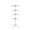 On Sale Metal Chrome 5 Layers DVD Display Rack