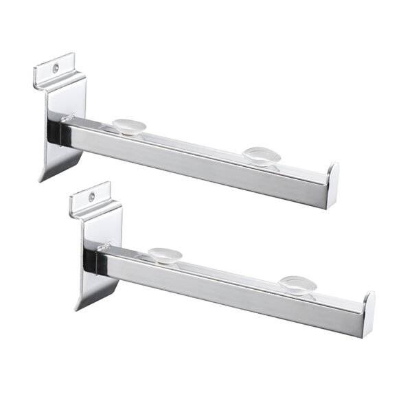 Chrome Metal Glass Bracket with Sucker