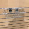 Wire Mesh Basket Slat Wall Metal Slatwall Basket