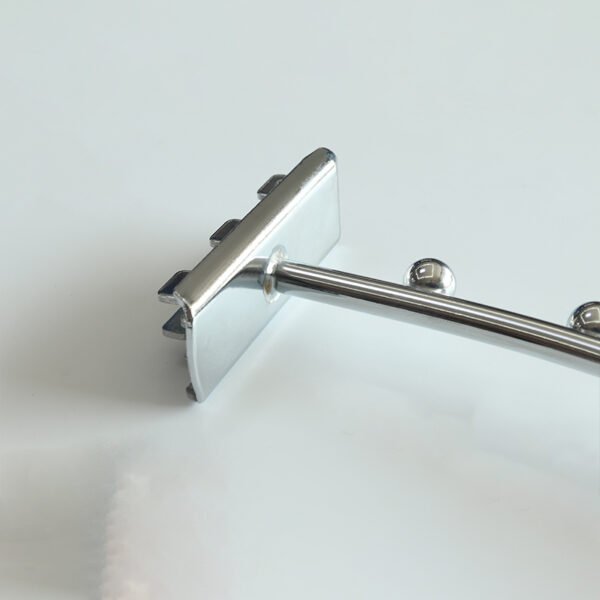 Metal Wire Clothes Hooks Slotted Channel Wall Mount Display Hooks