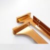 Metal Slotted Channel Chrome Metal Brackets Glass Shelf Support