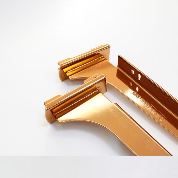 Metal Slotted Channel Chrome Metal Brackets Glass Shelf Support