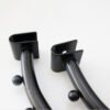 S-Shape Spherical Display Hook Chrome Plated Metal Slatwall Hook