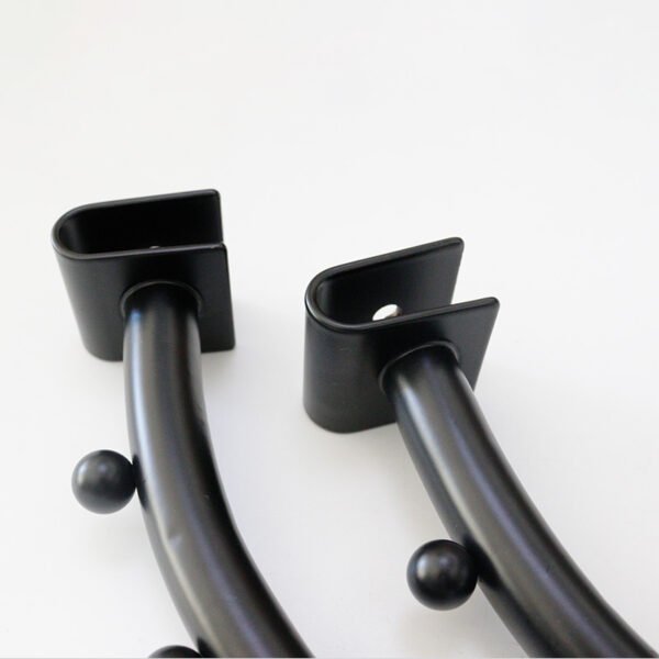S-Shape Spherical Display Hook Chrome Plated Metal Slatwall Hook