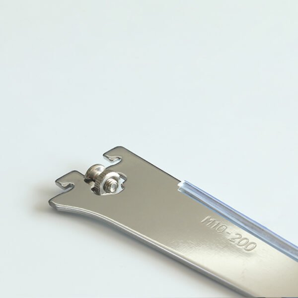 Chrome Metal Fitting a Slotted Channel Display Bracket for Glass Supporter
