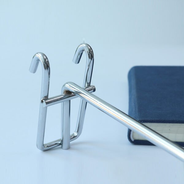 Metal Plated Supermarket Display Hook Chrome Metal Gridwall Hook