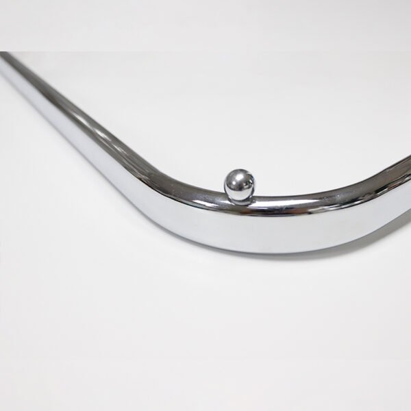 Metal Chromed Slotted Channel Display Handrail