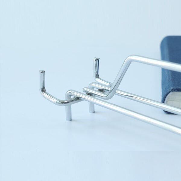 Pegboard Hooks Three Wires Goods Display Hanger U Hook With Price Tag