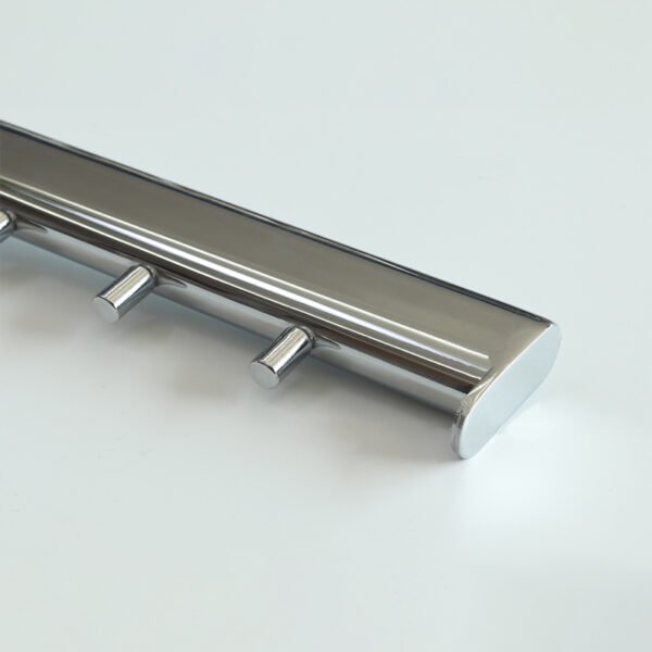 Metal Chrome Waterfall Display Hook for Gridwall