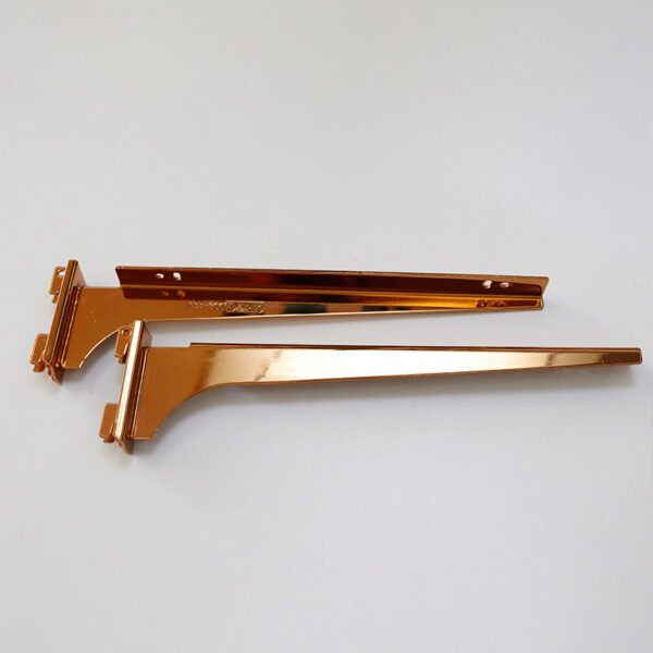 Metal Slotted Channel Chrome Metal Brackets Glass Shelf Support