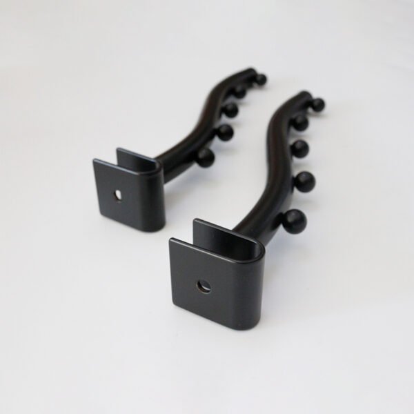 S-Shape Spherical Display Hook Chrome Plated Metal Slatwall Hook