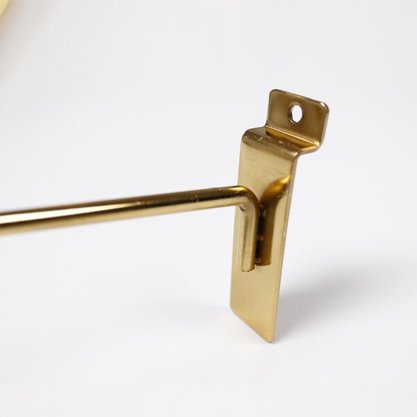 Gold Color Slatwall Display Hooks