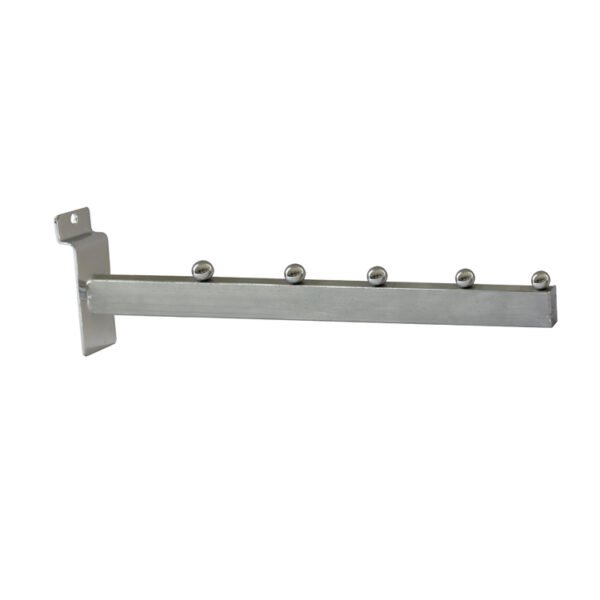 Straight Chrome Hanging Display Hook with 7 Beads