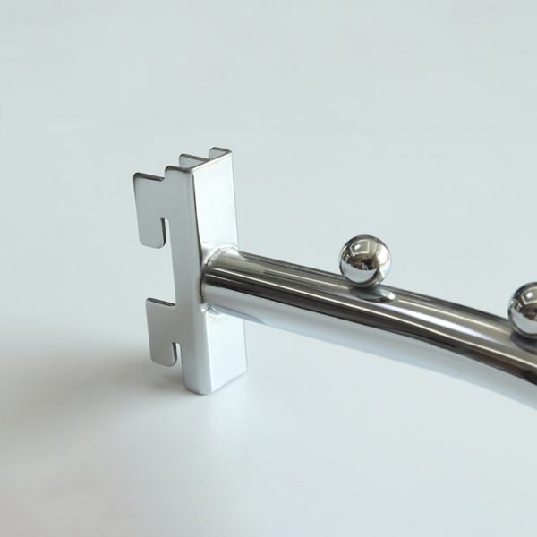 Metal Wire Clothes Hooks Slotted Channel Wall Mount Display Hooks