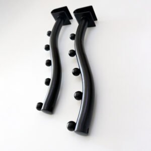S-Shape Spherical Display Hook Chrome Plated Metal Slatwall Hook