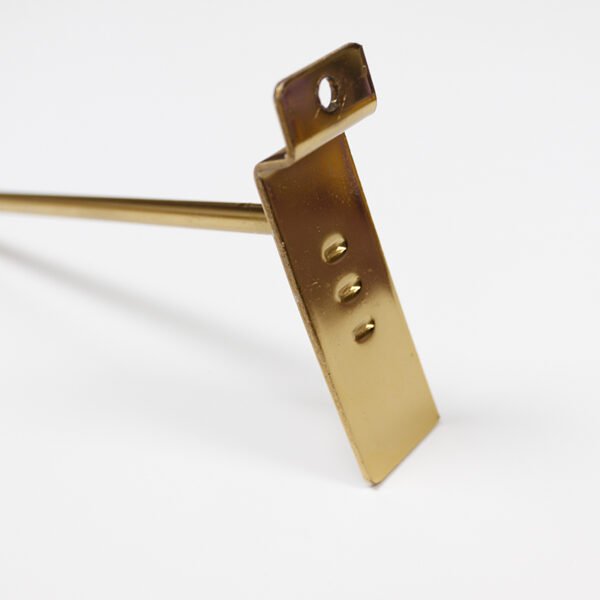 Gold Color Slatwall Display Hooks