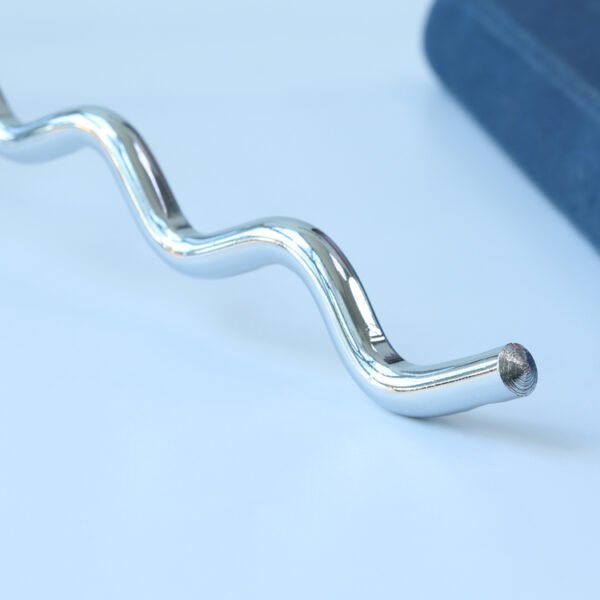 Metal Chrome Wave Shaped Display Slatwall Hook