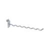 Metal Chrome Wave Shaped Display Slatwall Hook
