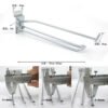 Chrome Slatwall Display Hooks