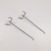 Metal Wire Supermarket Hooks Single Pegboard Hooks