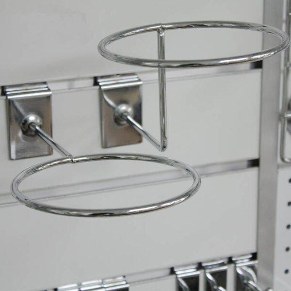 Metal Chrome Hat Display Rack for Slatwall