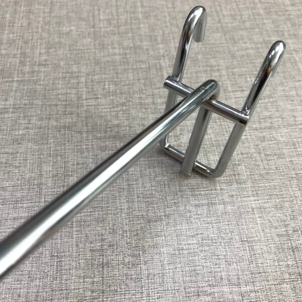 Metal Plated Supermarket Display Hook Chrome Metal Gridwall Hook