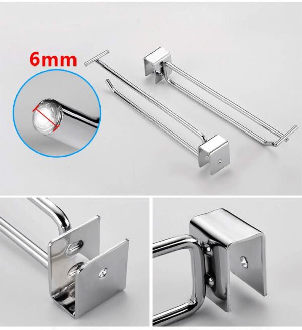 Wall Hanger Retail Display Accessories Slatwall Hook Display Pegboard Hooks