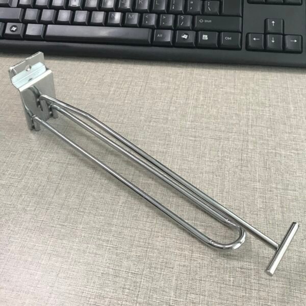 Chrome Slatwall Display Hooks