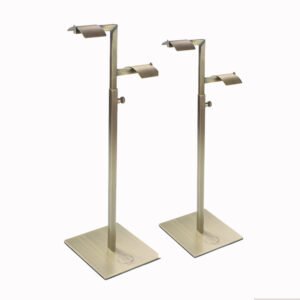 Matte Silvery Handbag Rack for Bag Display