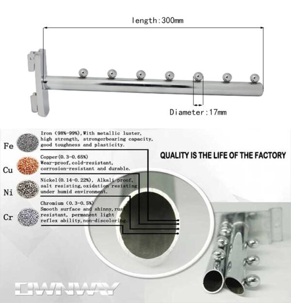 Metal Slatwall Gridwall Display Pegboard Accessories