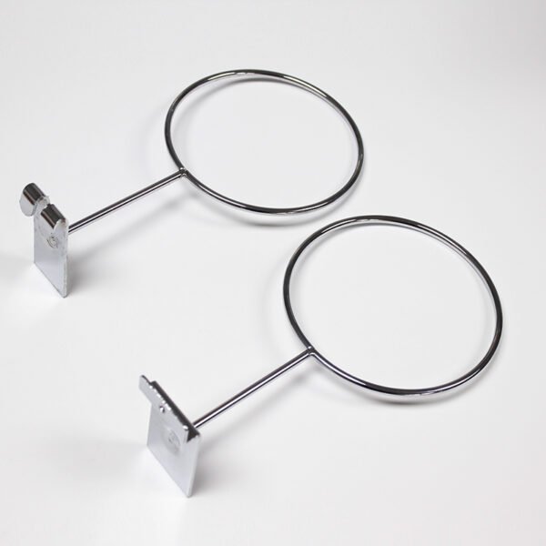 150mm Metal Chrome Gridwall Hat Display Rack