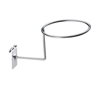 150mm Metal Chrome Gridwall Hat Display Rack