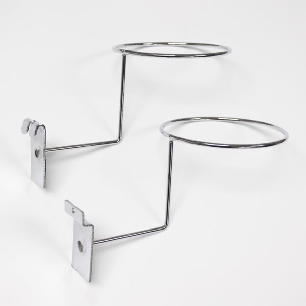 150mm Metal Chrome Gridwall Hat Display Rack