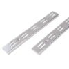 Chrome Slotted Display Post – Wall Mount 2"