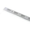 Chrome Slotted Display Post – Wall Mount 2"