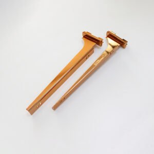 Metal Slotted Channel Chrome Metal Brackets Glass Shelf Support
