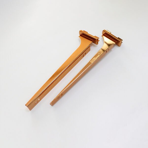 Metal Slotted Channel Chrome Metal Brackets Glass Shelf Support
