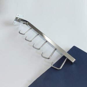 Metal 5 Hooks Display Hook for Cross bar Metal Display Hook