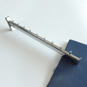 Metal Chrome Waterfall Display Hook for Gridwall