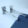 Chrome Metal Glass Bracket with Sucker